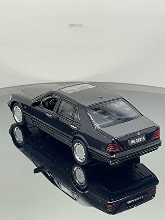 1.24 Ölçek Mercedes 500Sel Metal Sesli Işıklı Oyuncak Araba
