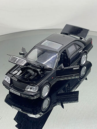 1.24 Ölçek Mercedes 500Sel Metal Sesli Işıklı Oyuncak Araba