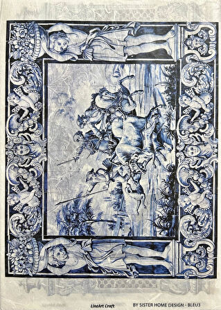 LİNEART PİRİNÇ DEKOPAJ KAĞIDI BLEU3