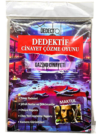 Zeka Geliştirici Katil Bulma Oyunları (Tek Adet Fiyatıdır)