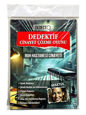 Zeka Geliştirici Katil Bulma Oyunları (Tek Adet Fiyatıdır)