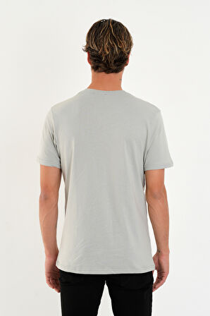 Regular Fit Baskısız Basic T-Shirt %100 Pamuk Yumuşak Dokulu Bisiklet Yaka Tişört