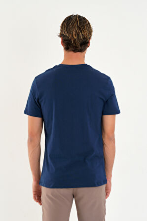 Regular Fit Baskısız Basic T-Shirt %100 Pamuk Yumuşak Dokulu Bisiklet Yaka Tişört