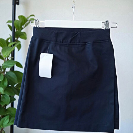 Kız Çocuk Okul Gabardin Şort Etek | 7-12 Yaş