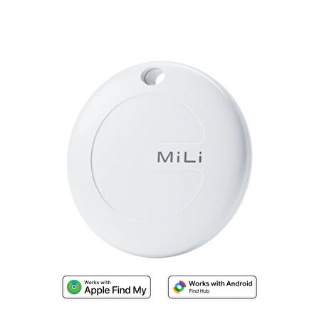 Mili Mi Tag Akıllı Bluetooth Takip Cihazı Beyaz – iOS Uyumlu