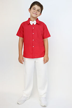 Erkek Çocuk Santino Papyonlu Alt Üst Takım 23 Nisan 29 Ekim 10 Kasım 19 Mayıs Gösteri Kıyafeti