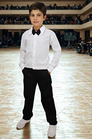 Erkek Çocuk Milano Papyonlu Alt Üst Takım 23 Nisan 29 Ekim 10 Kasım 19 Mayıs Gösteri Kıyafetleri