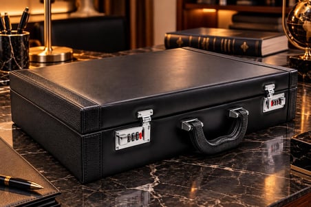 Saat Çantası 24'lü Diplomat Model Pull-Up Deri