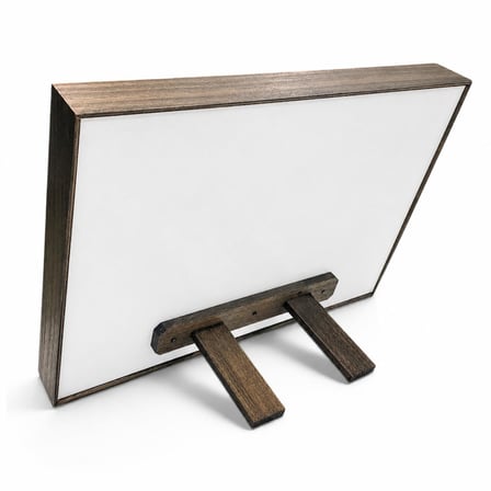 8 Bölmeli Ahşap Gözlük Düzenleyici – 25x35 cm Gözlük Standı ve Organizer