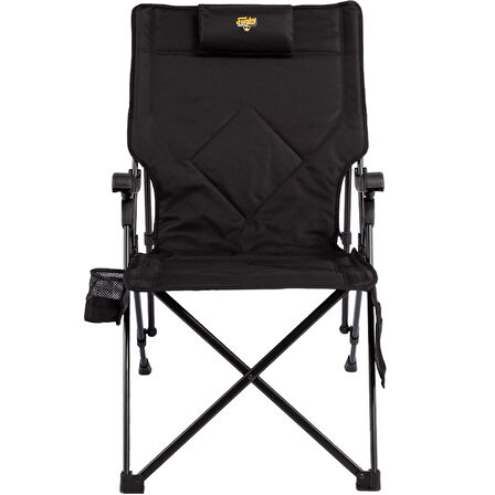 FUNKY CHAIRS Comfort 3 Kademeli Katlanabilir Kamp Sandalyesi – Siyah