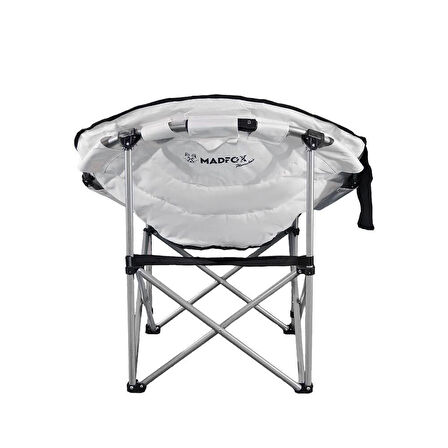Madfox Moonchair Deluxe Katlanır Kamp Sandalyesi Siyah/Gri