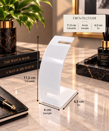 Saat Standı SW Model 11,5 cm Buzlu Oval 10'lu