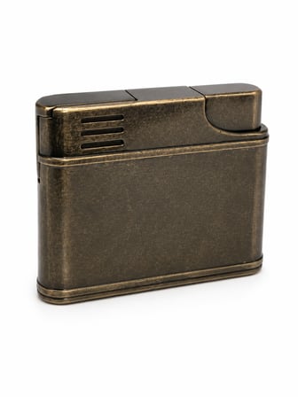 Vintage Metal Gazlı Çakmak Eskitme Tasarım Yeniden Doldurulabilir Hediyelik Model
