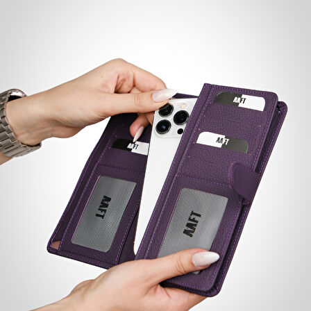 Twist 2323 Hakiki Deri Telefon Bölmeli Unisex Cüzdan