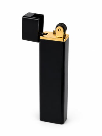 Premium Metal Gazlı Çakmak Kare Tasarımlı Şık Hediyelik Çakmak
