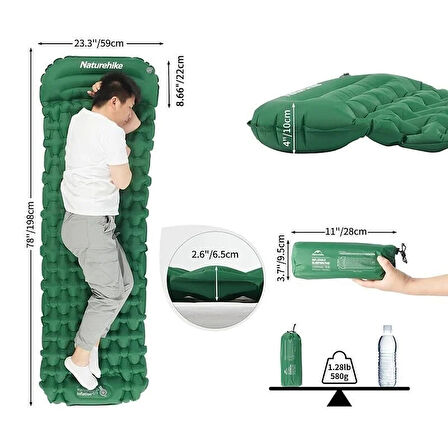 Naturehike FC-12 Infatable Şişme Kamp Matı