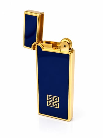 Premium Metal Gazlı Çakmak Gold Klasik Tasarım