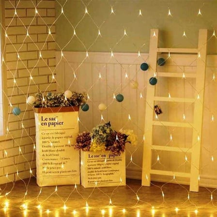 DEKOR RAMAZAN IŞIKLARI AĞ LED IŞIK GÜN IŞIĞI AĞ LED IŞIK EKLEMELİ WARM LİGHT LED IŞIK ÖRÜMCEK AĞI IŞIĞI