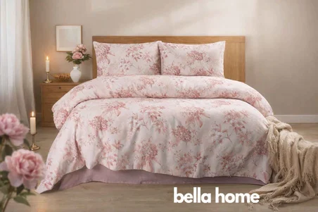 Bella Home New Box Çift Kişilik Nevresim Takımı | Yumuşak Dokulu | Modern Tasarım | Lüks Kutulu