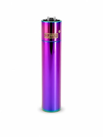 Clipper Desenli Metal Gaz Dolumlu Çakmak Özel Kutulu Premium Model