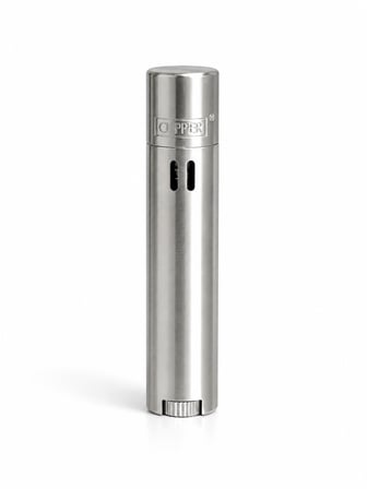 Clipper Metal Gaz Dolumlu Turbo Çakmak Gümüş Özel Kutulu Premium Model