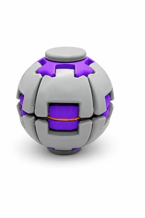 Spinning Fidget Ball Basmalı Dönen Stres Topu El Egzersiz ve Rahatlama Oyuncağı