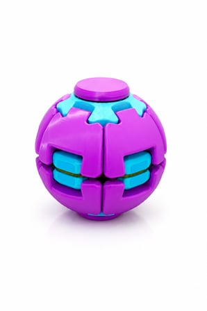 Spinning Fidget Ball Basmalı Dönen Stres Topu El Egzersiz ve Rahatlama Oyuncağı