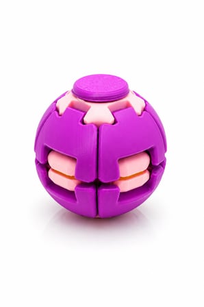 Spinning Fidget Ball Basmalı Dönen Stres Topu El Egzersiz ve Rahatlama Oyuncağı
