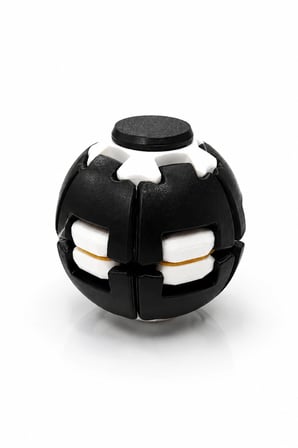 Spinning Fidget Ball Basmalı Dönen Stres Topu El Egzersiz ve Rahatlama Oyuncağı