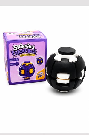Spinning Fidget Ball Basmalı Dönen Stres Topu El Egzersiz ve Rahatlama Oyuncağı