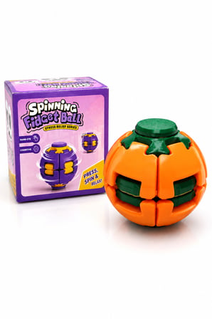 Spinning Fidget Ball Basmalı Dönen Stres Topu El Egzersiz ve Rahatlama Oyuncağı