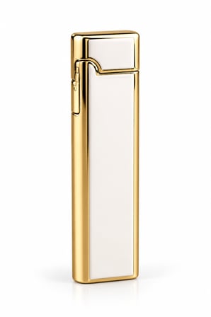 İnce Slim Gaz Dolumlu Metal Gold Kapaklı Premium Şık Tasarım