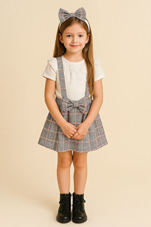 Kız Çocuk Dokuma Slopet 3’lü Takım - 2/10 Yaş