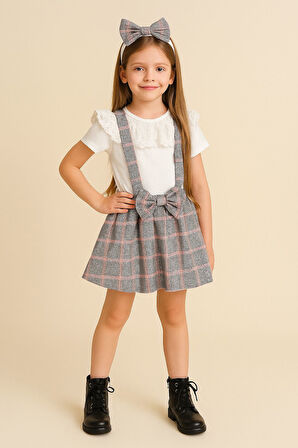 Kız Çocuk Dokuma Slopet 3’lü Takım - 2/10 Yaş