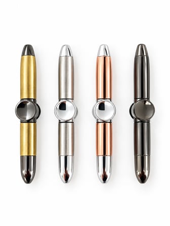 Stres Çarklı Benzinli Metal Çakmak Tasarımlı Döner Fidget Model