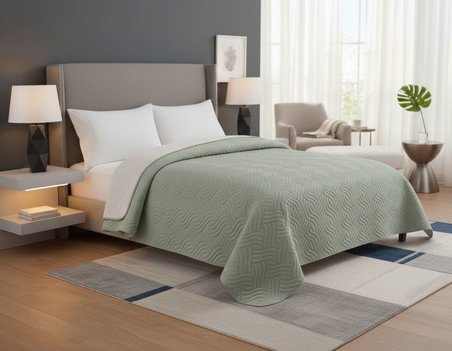 Bella Home Nova Tek Kişilik Yatak Örtüsü | 160x220 cm | Çok Amaçlı, Hafif ve Şık | Yazlık ve Mevsimlik