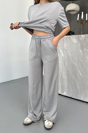 Balenbi Kadın Modal Kumaş Kısa Kollu Eşofman Takımı 1098