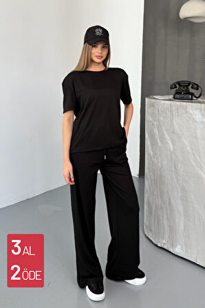 Balenbi Kadın Modal Kumaş Kısa Kollu Eşofman Takımı 1098