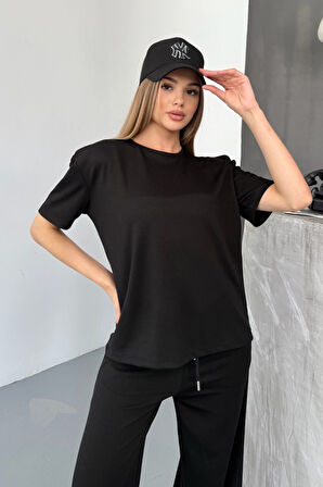 Balenbi Kadın Modal Kumaş Kısa Kollu Eşofman Takımı 1098