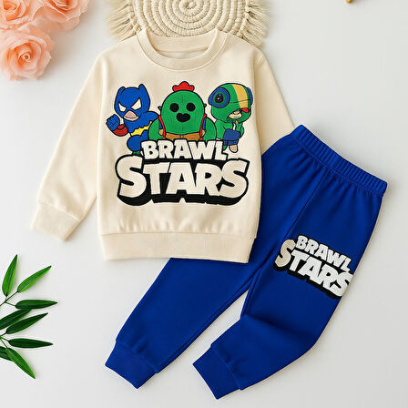 Brawl Stars Erkek Çocuk Eşofman Takım - 3/10 Yaş - 31515