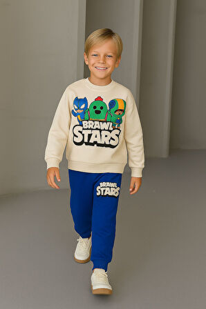 Brawl Stars Erkek Çocuk Eşofman Takım - 3/10 Yaş - 31515