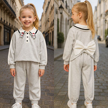 Sevimli Kız Çocuk 3'lü Kombin