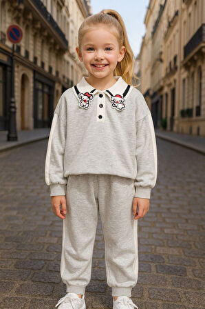 Sevimli Kız Çocuk 3'lü Kombin