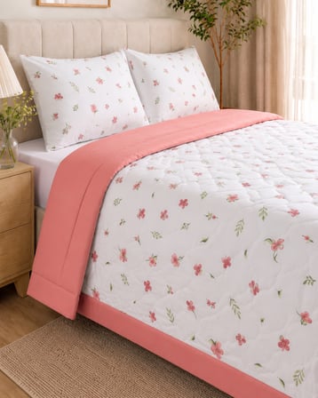 Bella Home Çift Kişilik Pamuk Pike Seti | 200x230 cm | Modern Çerçeve Desenli | Yazlık, Hafif ve Yumuşak Dokulu