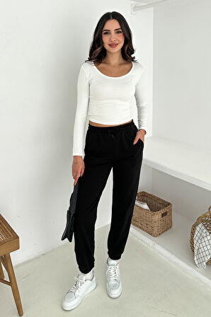 Kadın Bağcıklı Jogger Pantolon & Eşofman Altı – Sportif & Enerjik Stil