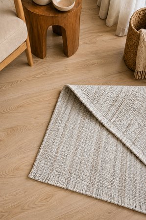 Doğal Jüt Kilim 80x150 cm | Örgü Dokulu Dekoratif Halı, Bohem Ev Dekorasyonu