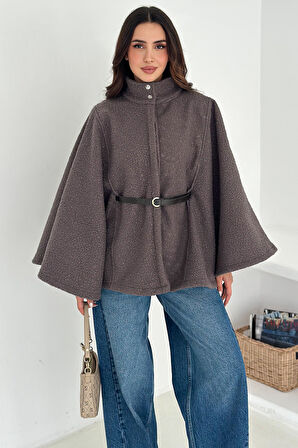 Kadın Kemerli Panço Kaban – Güçlü & Sofistike Stil