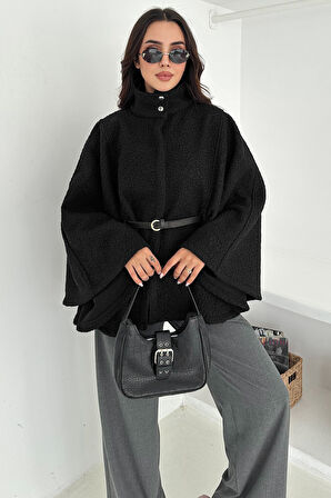 Kadın Kemerli Panço Kaban – Güçlü & Sofistike Stil