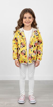 Kız Çocuk Desenli Rüzgarlık - 2/8 Yaş - 31530