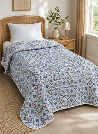Düş Ağacı Tek Kişilik Çok Amaçlı Pike | 155x230 cm | Şık Tasarım, Hafif Yapı ve Yazlık Konfor